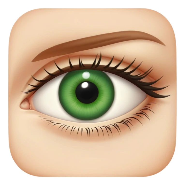 green eye sticker