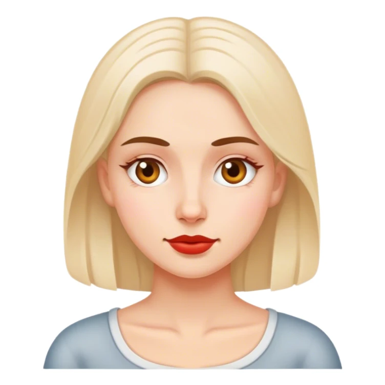 traditional polish european woman simple sticker