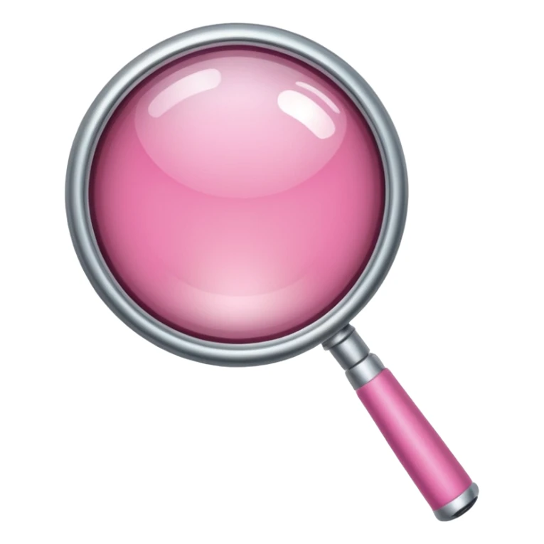 mix light pink dark pink and white girly internet with a magnifying glass sticker