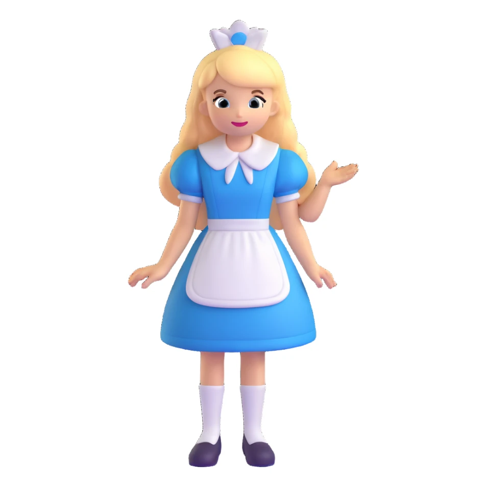 Alice from Alice in Wonderland sticker