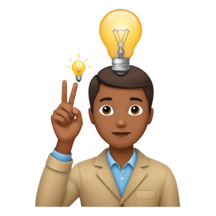 Create a emoji for this quote “Do not fear to be eccentric in opinion, for every opinion now accepted was once eccentric.” emoji it should symbolises or describe it's meaning  sticker