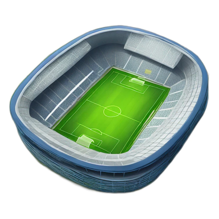 champions league soccer stadium sticker