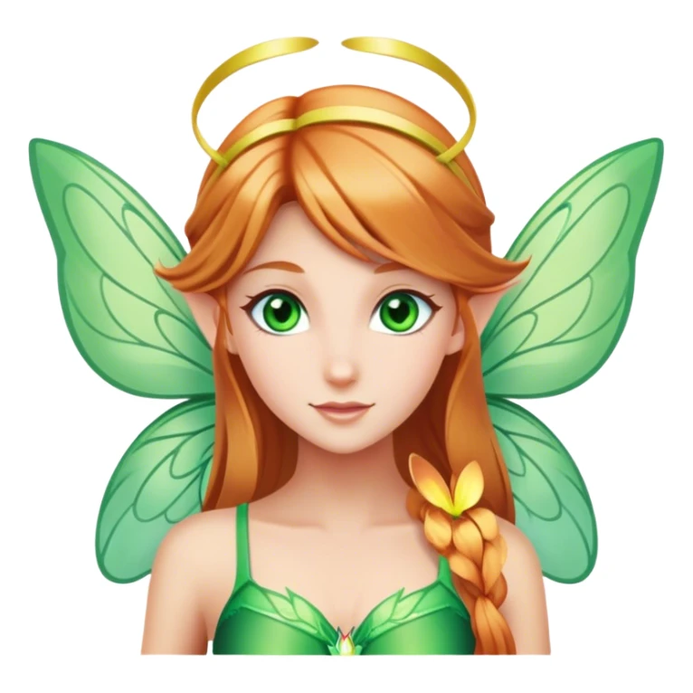 Flora from winx with fairy wings sticker