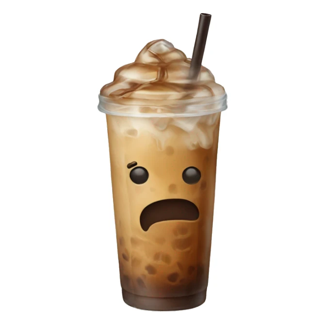 iced coffee sticker