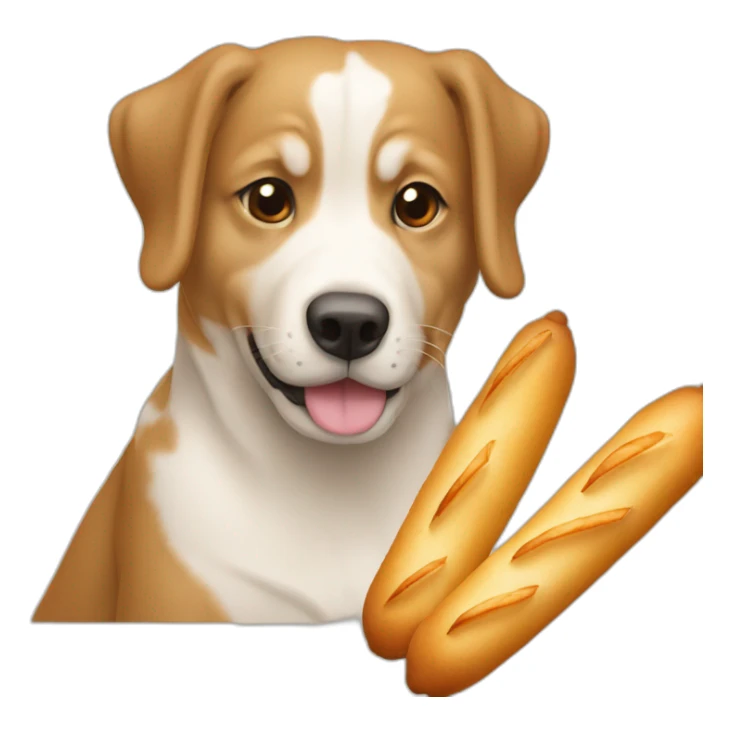 un chinois qui mange avec des baguettes un chien  sticker