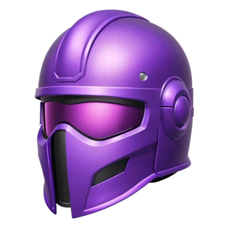 glitter purple Astral Helmet sticker