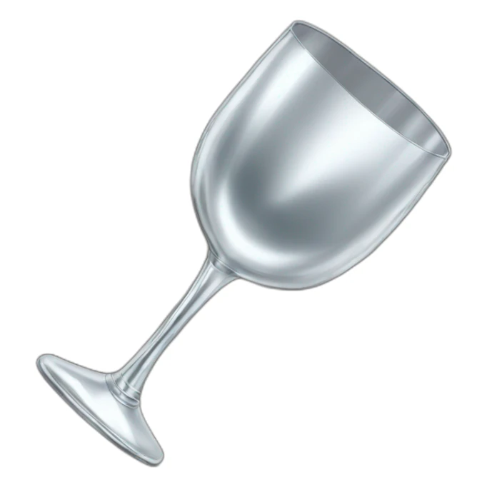 wine glass folded in tinfoil  sticker