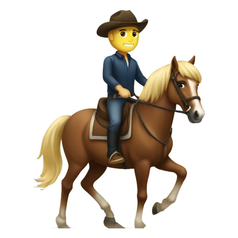 My boyfriend ryan riding a horse  sticker