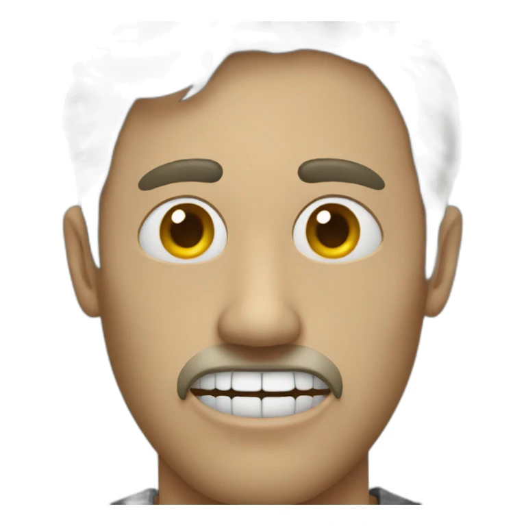 A man wearing a scary mask  sticker