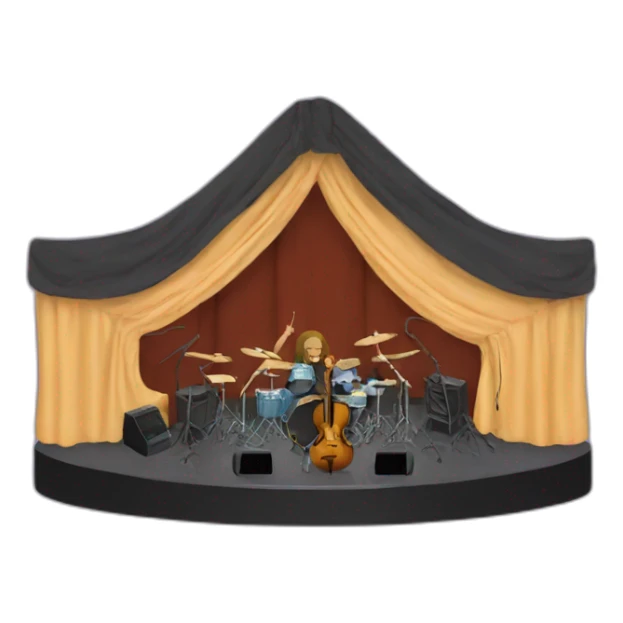 music concert sticker