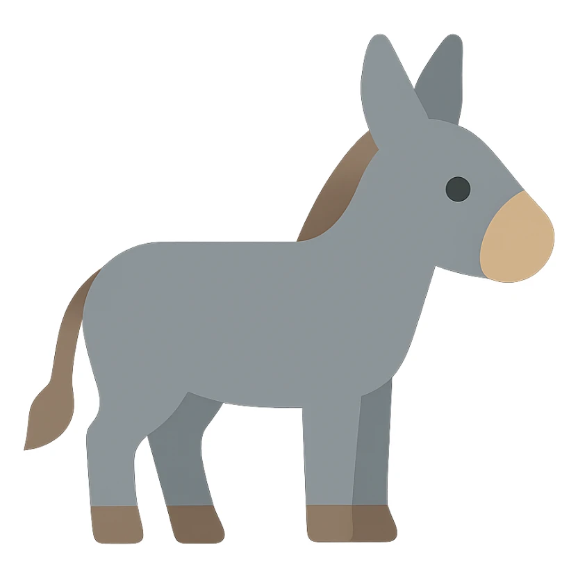 Donkey sticker