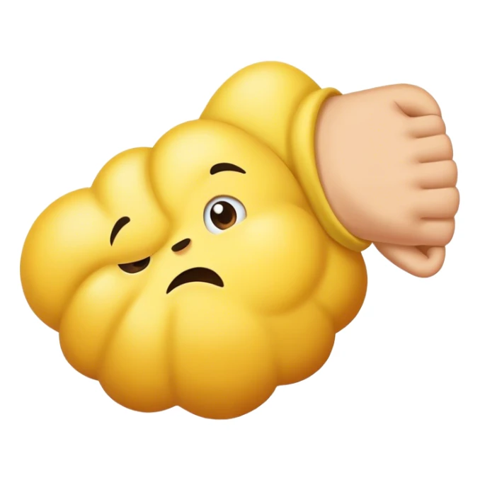 Fart coming out of an elbow  sticker