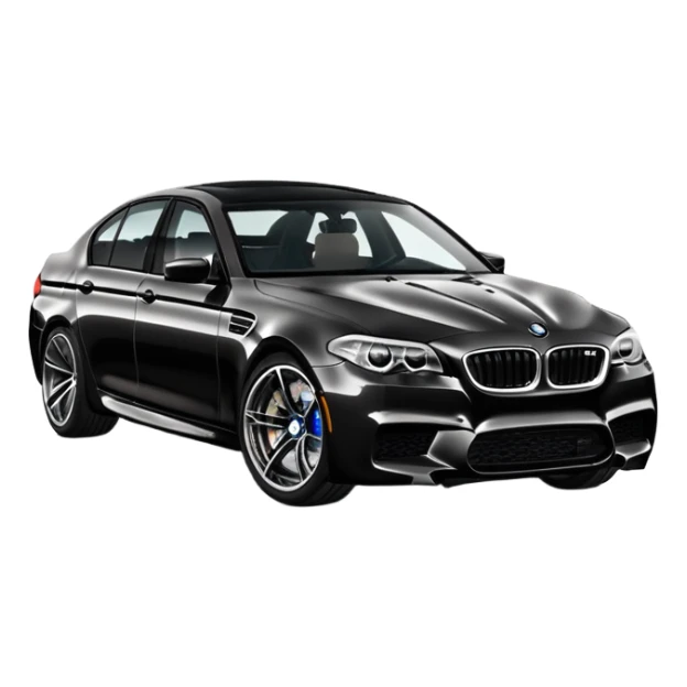 BMW M5 sports sedan car sticker