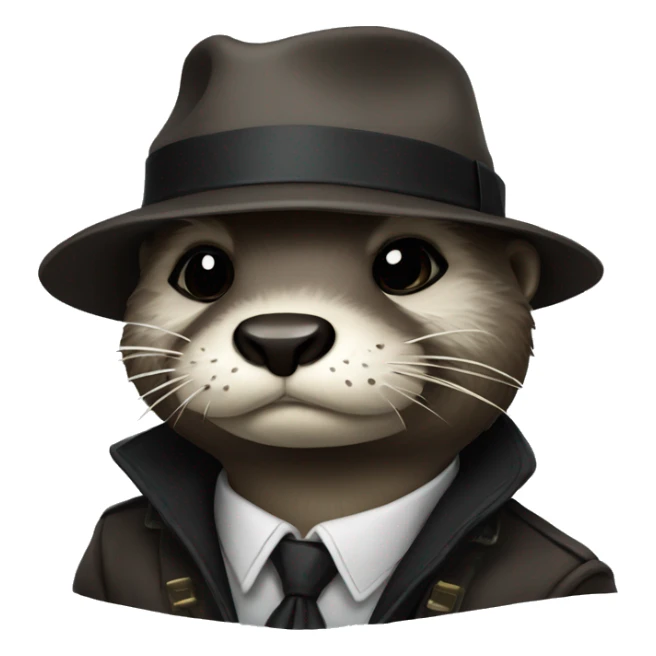 Gangster otter  sticker