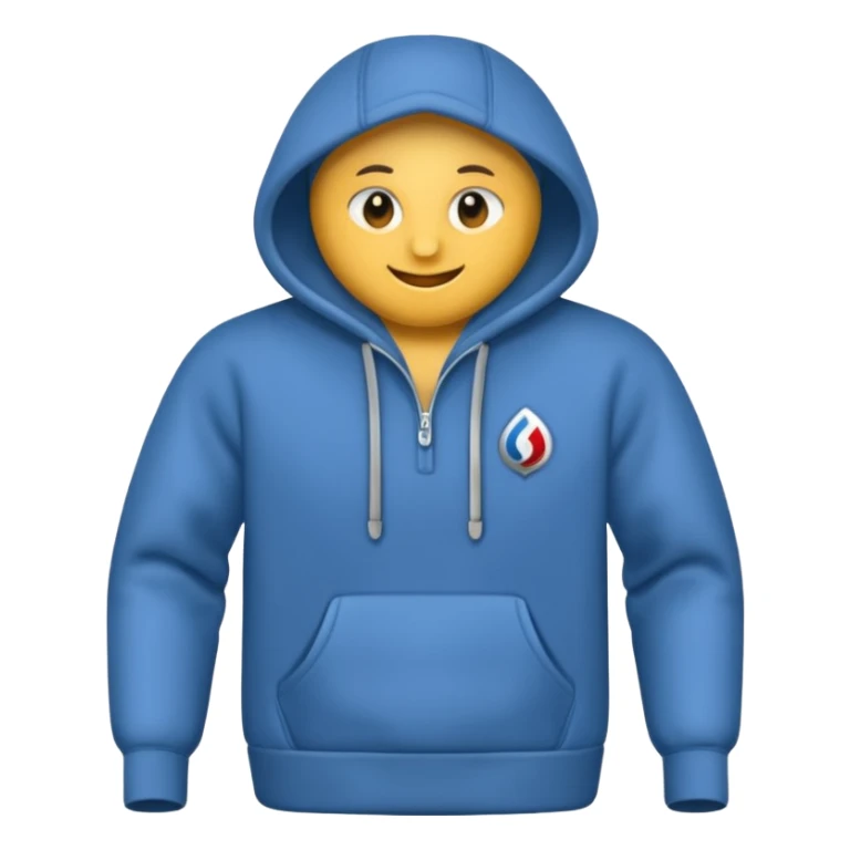 erstelle mir nur einen kapuzenpullover in uni und ohne mensch ohne smiley bitte bzw. muster sticker