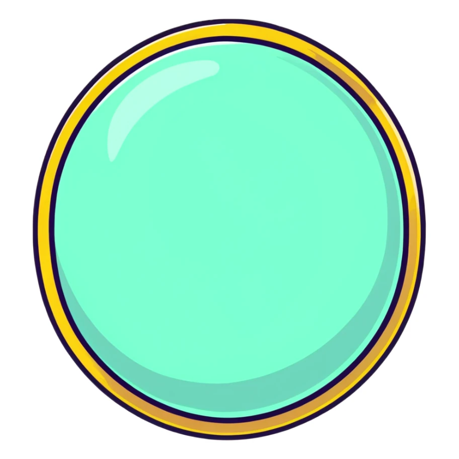 Divine Orb currency from Path of Exile 2 sticker