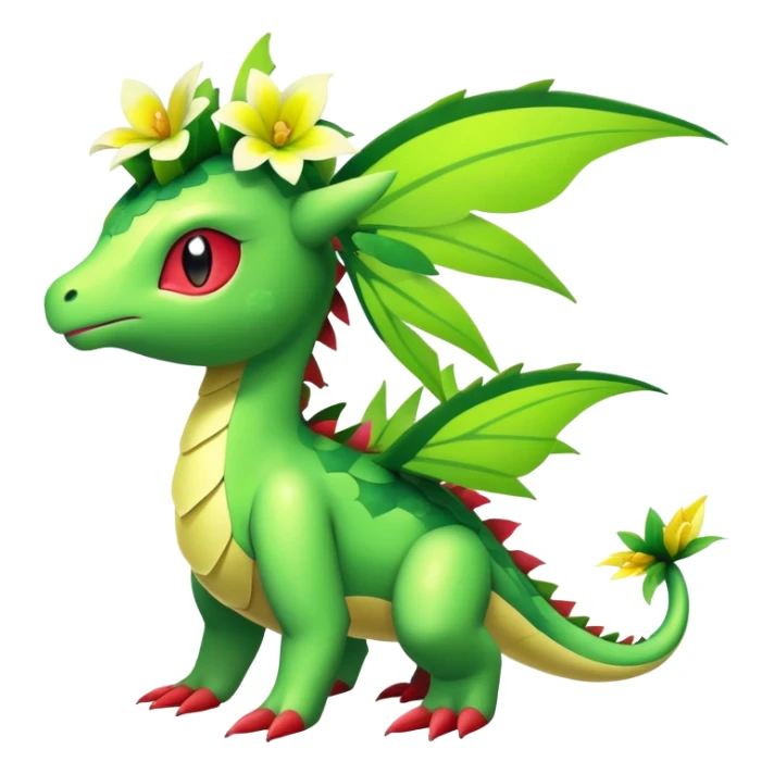 Shiny Exotic Flygon-Shaymin-Meganium-Hybrid-Creature sticker