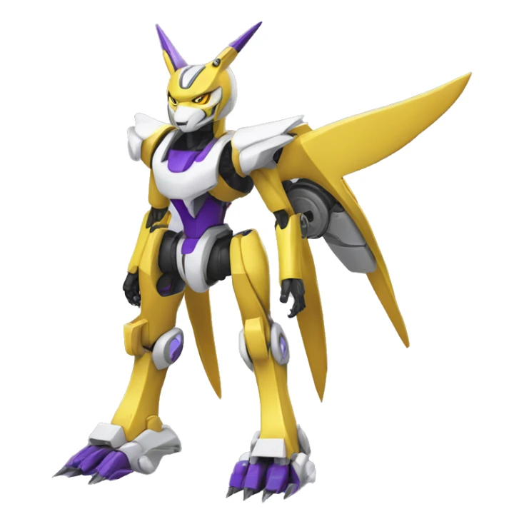 Renamon-Medabot-Mecha full body sticker