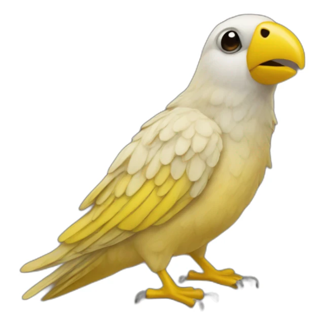 Canari on désert island sticker