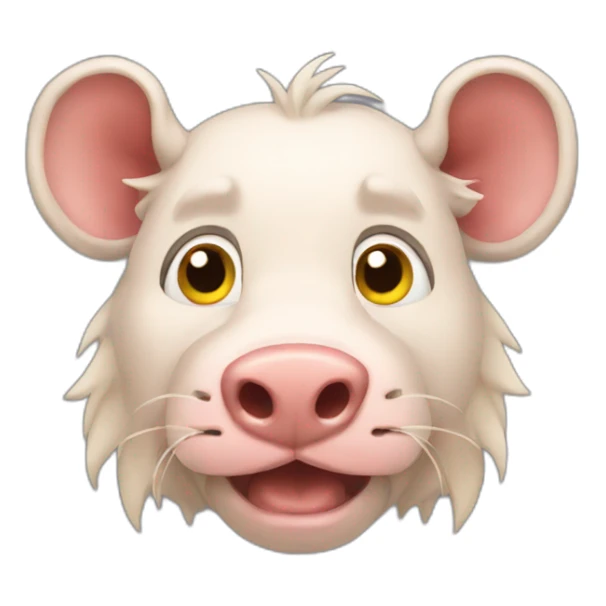 Cochon lion sticker