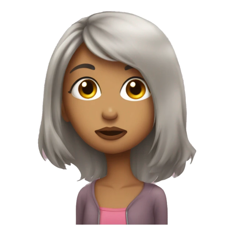 Girl kiss girl sticker