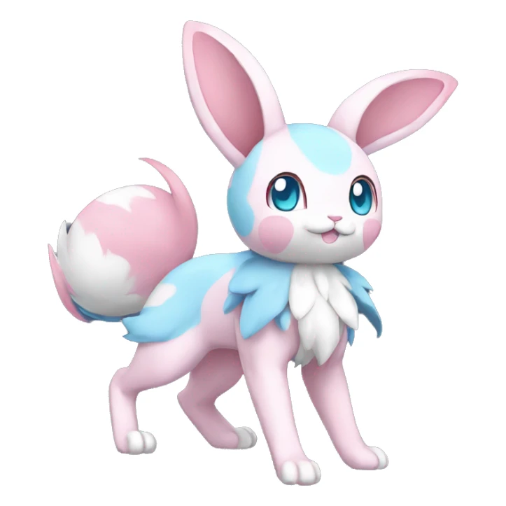 Sylveon-Bunny-Pokémon full body sticker