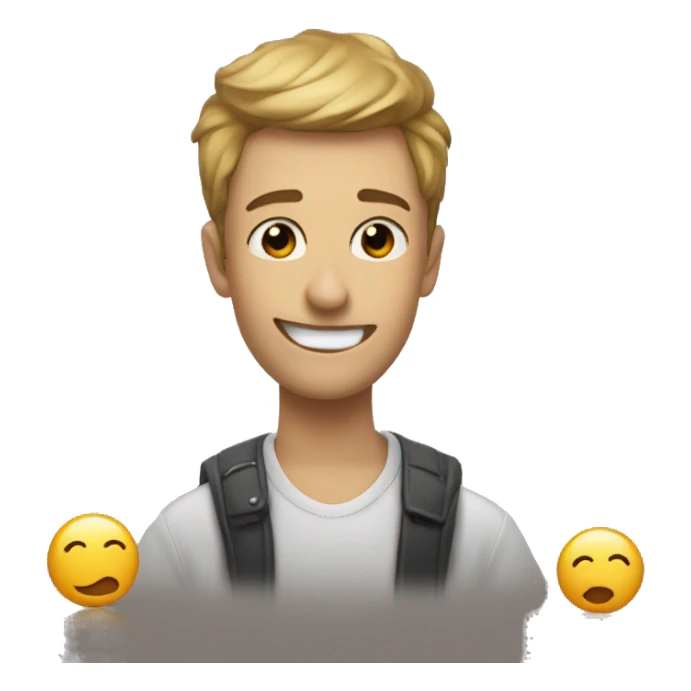 😛✌️ the hnad in front of thé face sticker