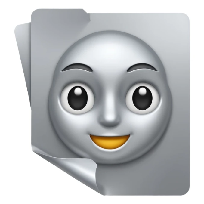 pin holding a paper sticker