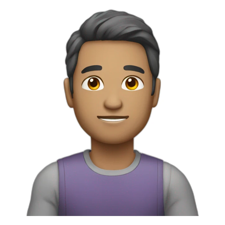 persona que tiene salud en aumento sticker