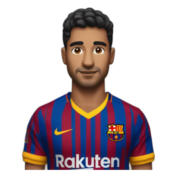 Ronald Araujo in Barcelona shirt sticker
