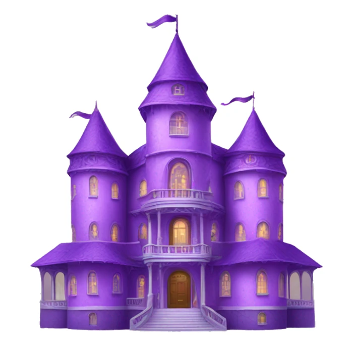 a magnificent purple palace  sticker