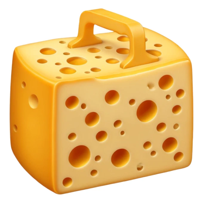 Crea un emoji estilo caricatura de una bolsa de Cheese Tris. sticker