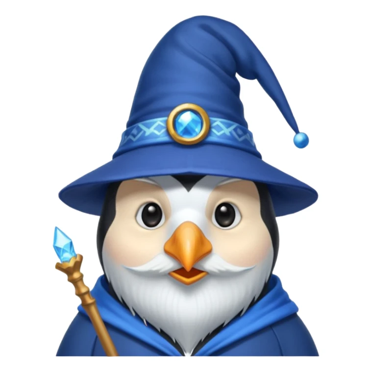 Penguin Wizard sticker
