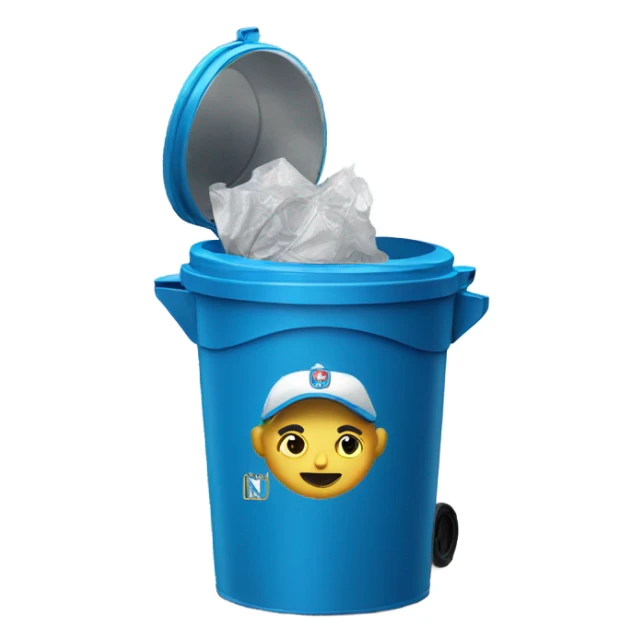 Napoli FC trash can sticker