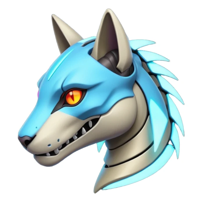 Pretty Cyberpunky Cool Marowak-Feline-hybrid sticker