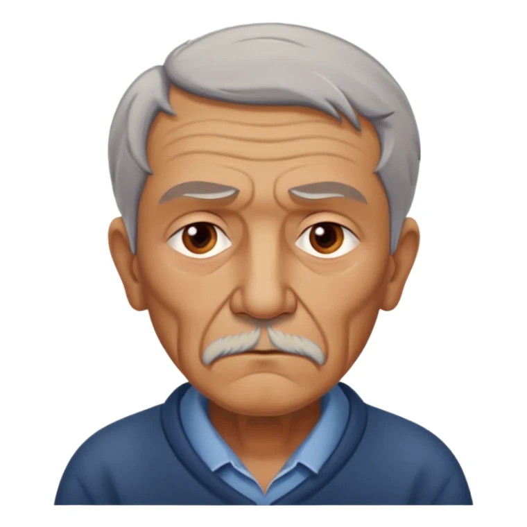 abuelo de pueblo serio y desconfiado. estilopaco martinez soria sticker