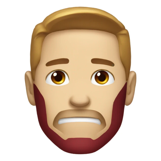 Create an emoji of Ironman crying sticker