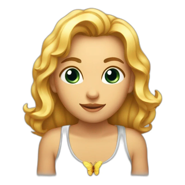 BOLA DEL MUNDO CON MARIPOSA sticker