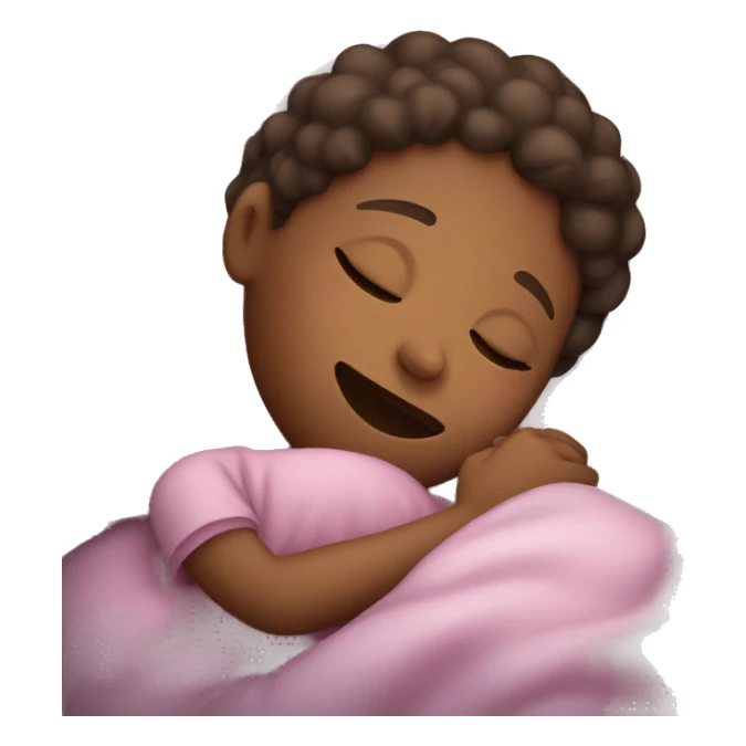 Girl sleeping having sweet dreams sticker