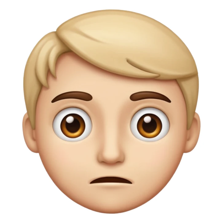 Mix of confused and smirk sticker