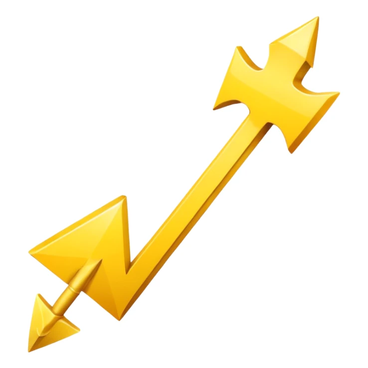 An upward-pointing arrow with "+1" or "LVL UP" text next to it, video game style. sticker