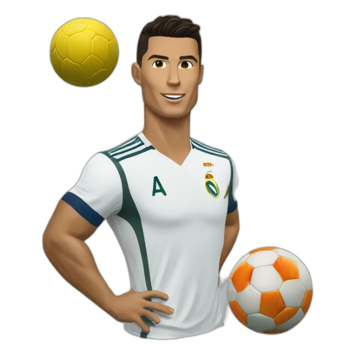 Cristiano Ronaldo doing SUIII sticker