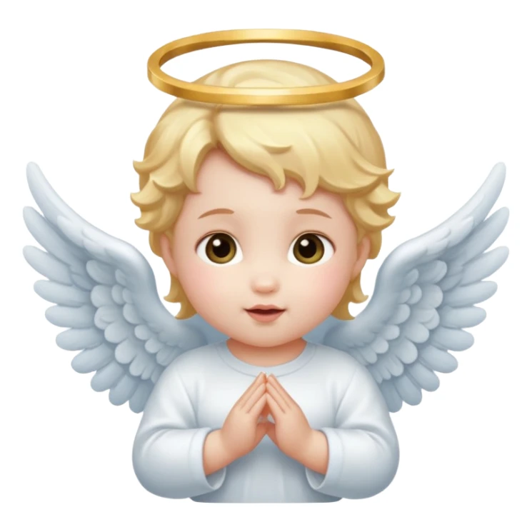 baby angel sticker