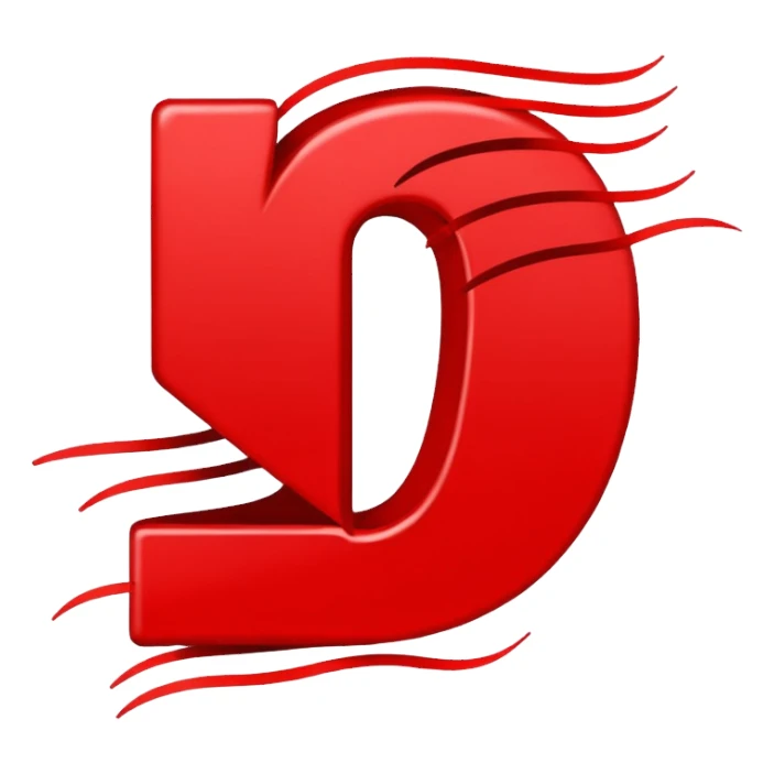 number 5000 styled like classic red 100 emoji, bold, double underlined, with motion lines, vibrant energetic look sticker