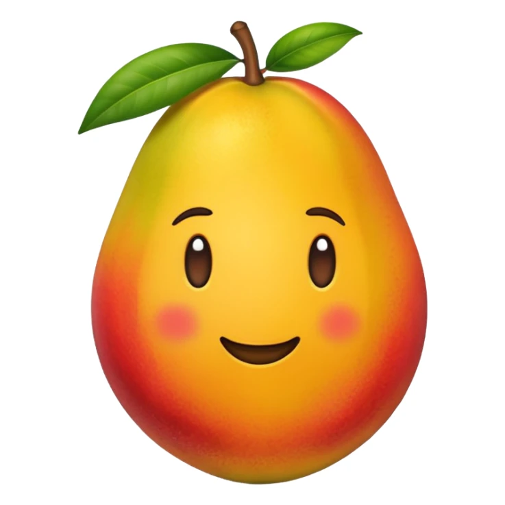creame un emoji de un mango sticker