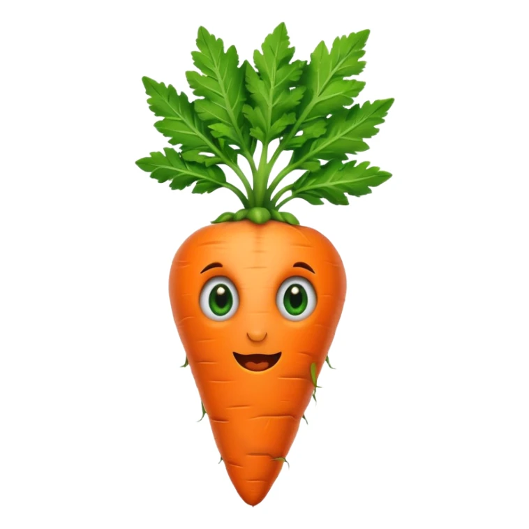 The carrot with eyes wearing a Canada jersey  sticker