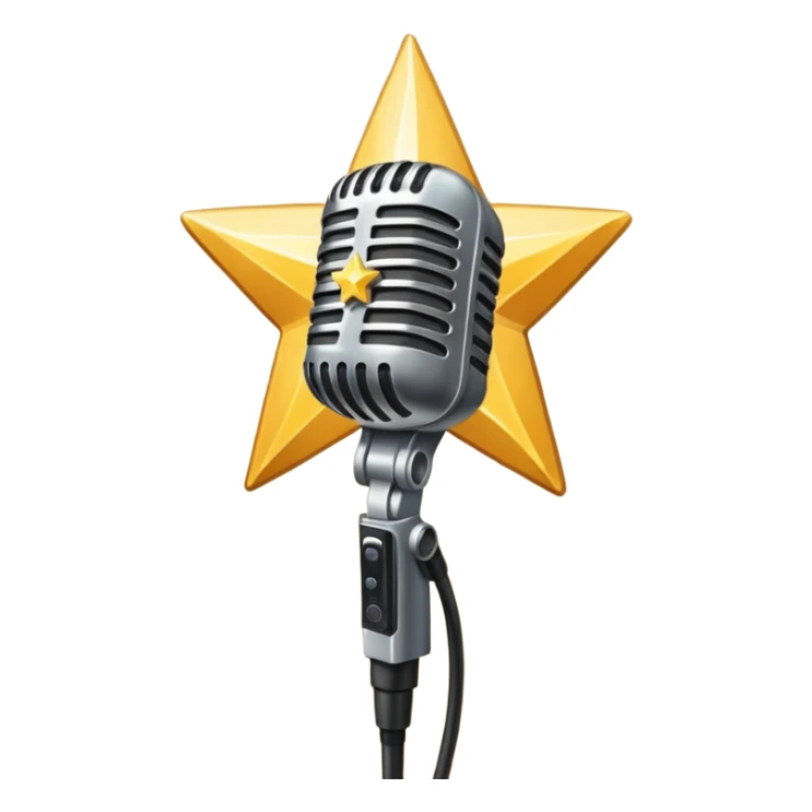  create-a-vibrant-and-dynamic-emoji-that-represents-pop-or-stage-vocal-performance.-the-design-should-feature-a-close-up-of-a-classic-stage-microphone-(retro-style)-with-a-lanyard,-set-against-a-star sticker