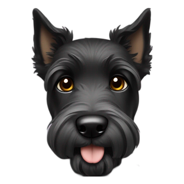 Black eyes Puppy Scottish terrier black eyes black sticker