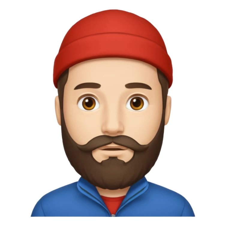 cübbe giyen takkeli sakallı bir insan emojisi sticker