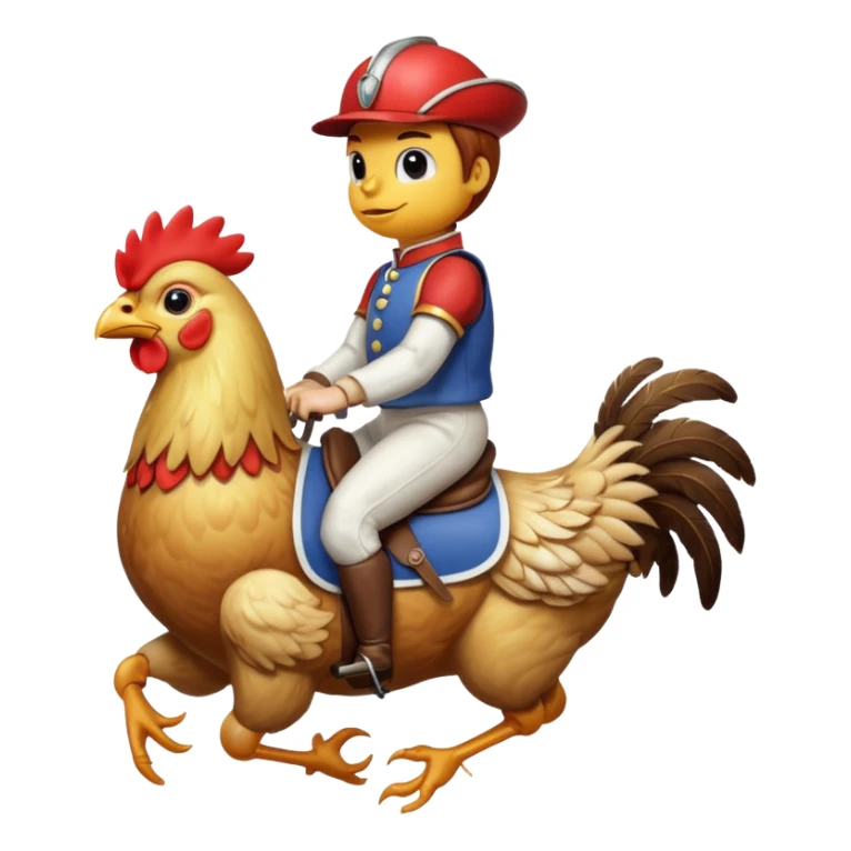 Chicken jockey  sticker
